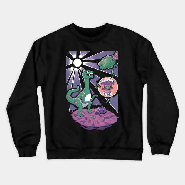 Herbivore Food! Crewneck Sweatshirt by underflame